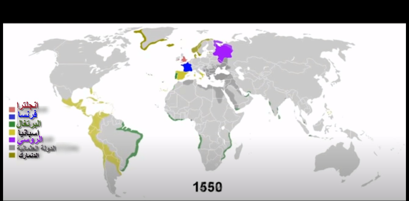 خريطة تطور المستعمرات